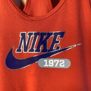 Nike Tank Top Womens S Sportswear USA Heritage 1972 Futura Logo Sleeveless Red